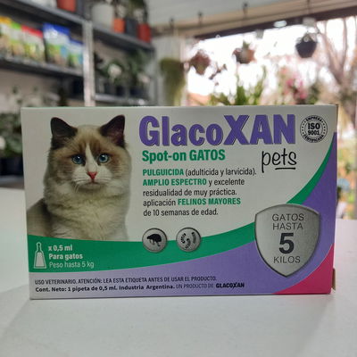 Pipeta Glacoxan Pets Gatos hasta 5k