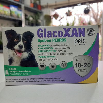 Pipeta Glacoxan Pets Perros de 10 a 20kg