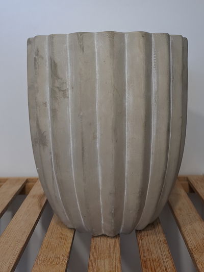 Maceta de Cemento Gris
