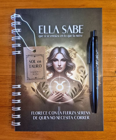 Cuaderno A5 + lapicera ELLA SABE | 12 signos