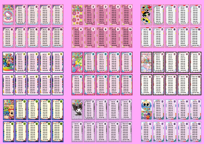 TABLAS DE MULTIPLICAR PDF