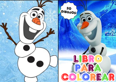 PDF LIBRO PARA COLOREAR A5 OLAF