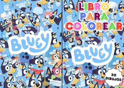 PDF LIBRO PARA COLOREAR A5 BLUEY