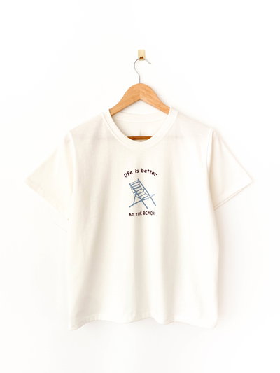 Remera LIFE IS BETTER AT THE BEACH
