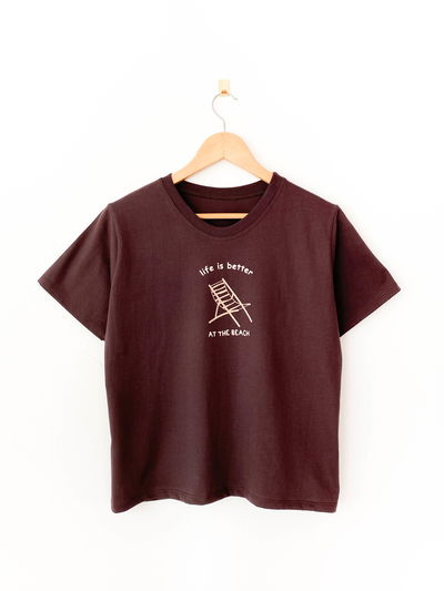 Remera LIFE IS BETTER AT THE BEACH