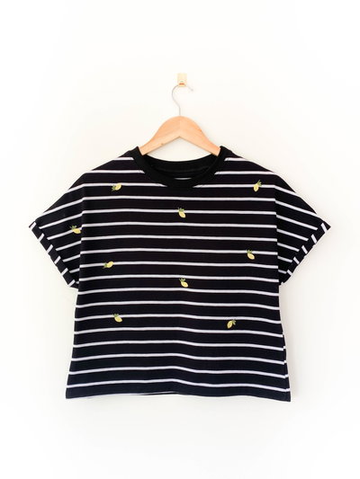 Remera Rayada LIMON
