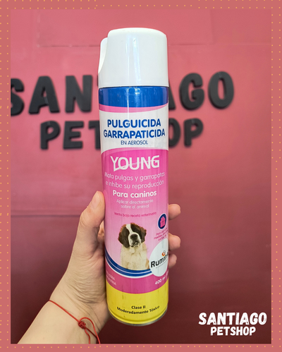 Aerosol pulguicida garrapaticida Young