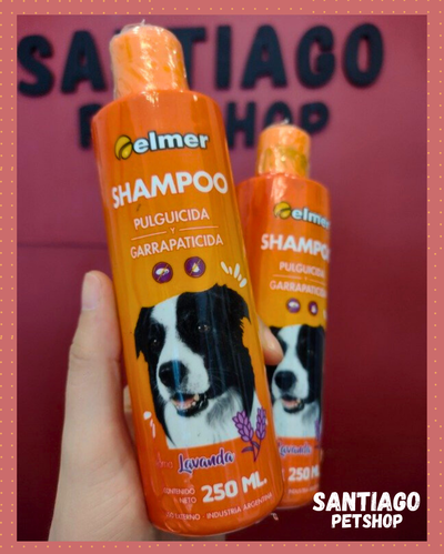 Shampoo pulguicida y garrapaticida elmer