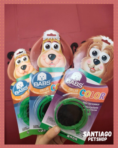 Collar pulguicida y garrapaticida Color para perros