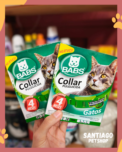 Collar pulguicida y garrapaticida Color para gatos