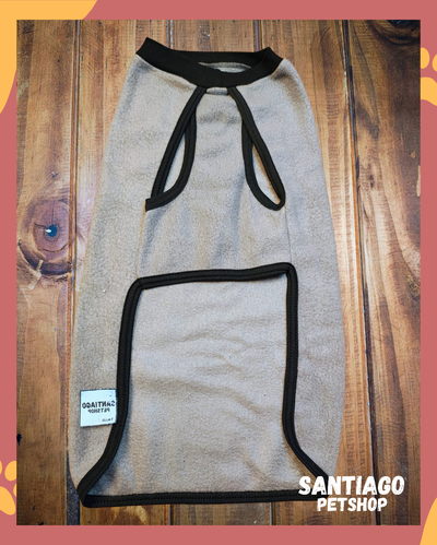 Chaleco polar clásico gris