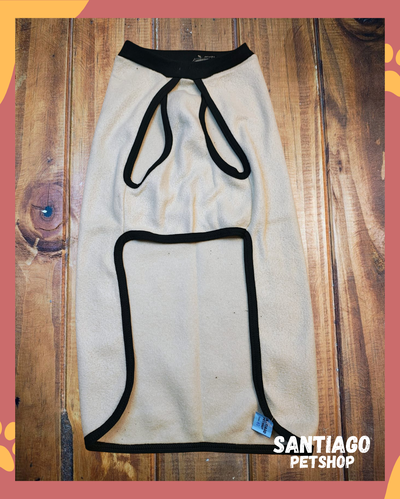 Chaleco polar clásico beige