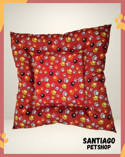 Colchon Huellas Rojo Mediano 