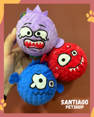 Pelota monstruito grande con luz