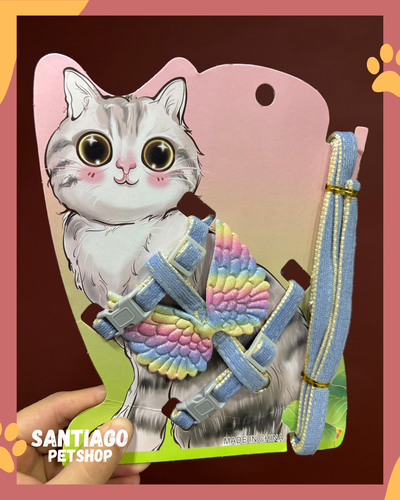 Conjunto para gatos alitas tornasol