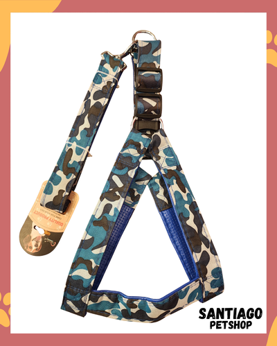 Conjunto camuflado grande
