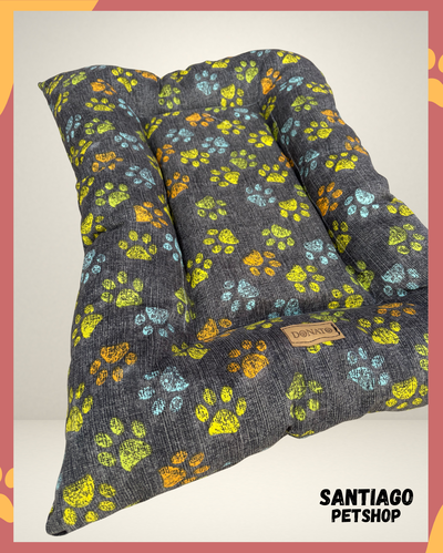 Colchón Huellitas Gris