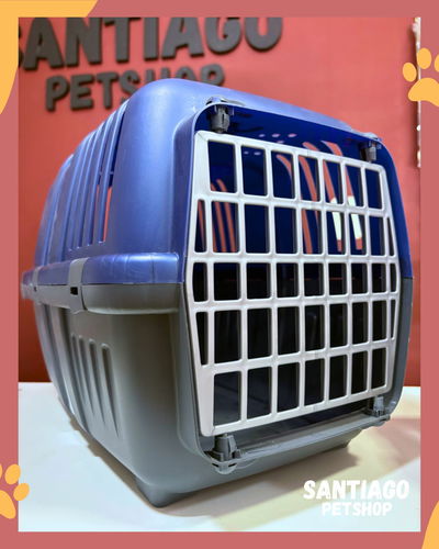 Jaula transportadora puerta plastica