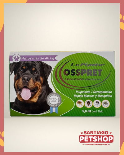 Pipeta OSSPRET Perros mas de 40 kg