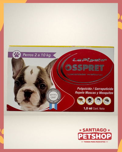 Pipeta OSSPRET Perros 2 a 10 Kg 