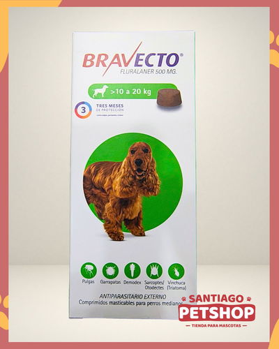 Bravecto 10 a 20 kg