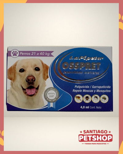 Pipeta OSSPRET Perros 21 a 40 Kg 