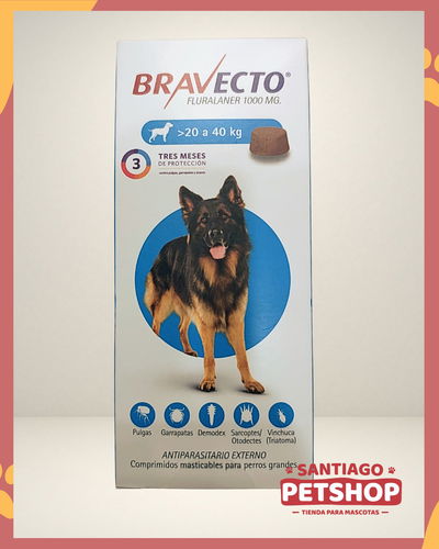 Bravecto 20 a 40 kg