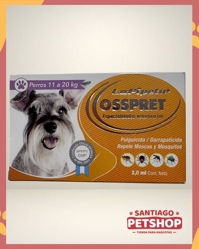 Pipeta OSSPRET Perros 11 a 20 Kg 