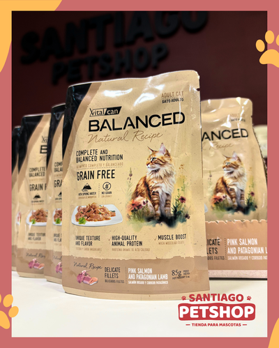 Pouch Balanced Gato Adulto Salmón Rosado y Cordero