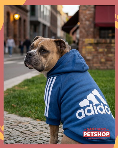 Campera Adidog Azul
