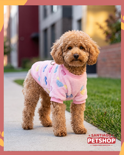 Sweater Corazones Rosa
