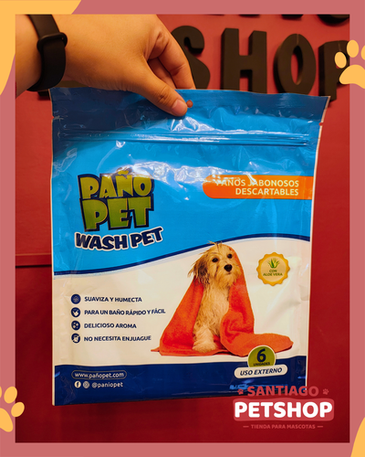 Paño jabonoso descartables Pañopet WASH PET