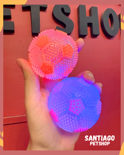 Pelota chifle con luz