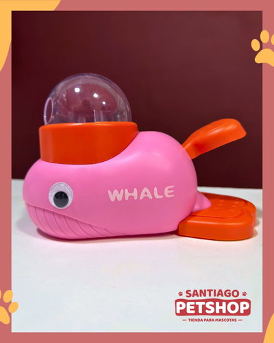 Ballena Lanza Comida