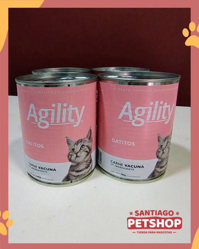Agility Lata Carne Vacuna Gatitos