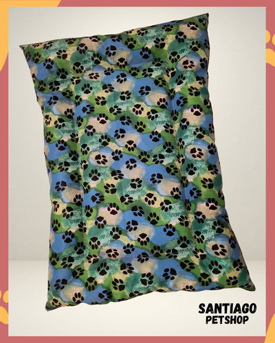 Colchon Huellas Verde Grande