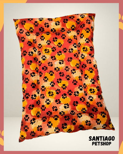 Colchon Huellas Naranja Grande