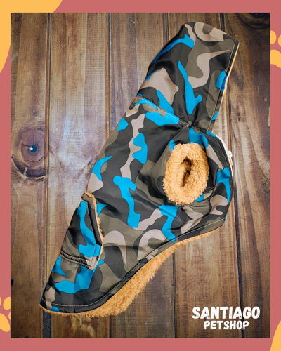 Campera Camuflado Azul