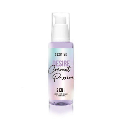 Aceite Y Lubricante Desire Coconut Passion 2 En 1 
