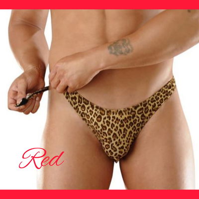 Tanga Less Animal Print Con Velcro