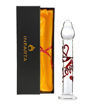 Glass Dildo Scarlet Kiss Vidrio