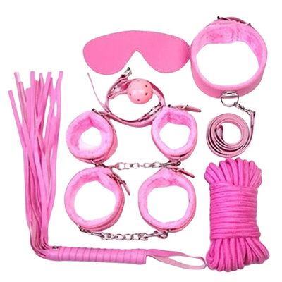 Kit Bondage 7 Piezas Rosa