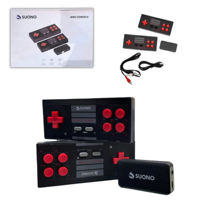 Consola Suono retro. 620 juegos. Incluye 2 joystick 
