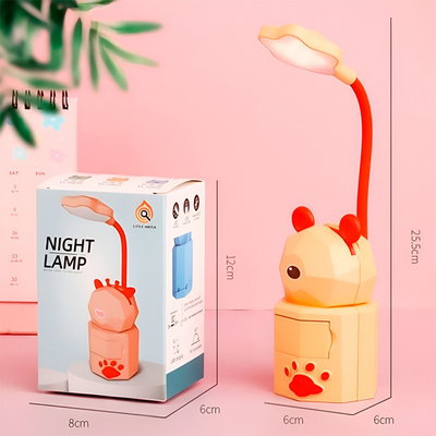 Lámpara velador LED con cajoncito