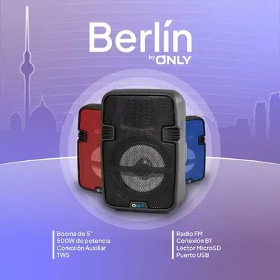 Parlante Only Berlín. ( 5 pulgadas)