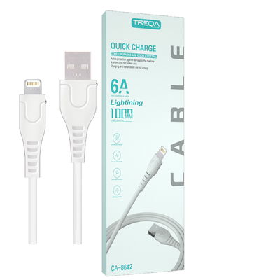 Cable usb Lightning (Iphone). Treqa CA 8642. 6mAh. 1mts