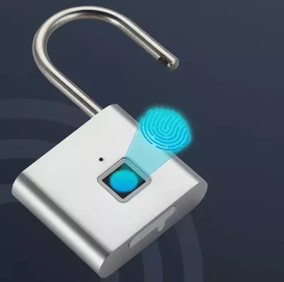Candado inteligente con desbloqueo de huella digital 