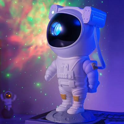Velador/proyector astronauta con parlante bluetooth 