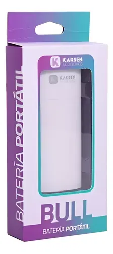 Cargador inalámbrico Karsen Bull. 6000 mAh