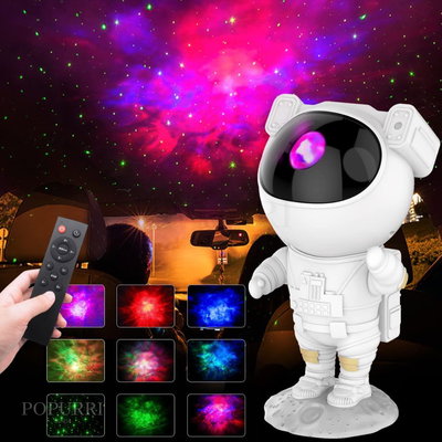 Velador/proyector astronauta con parlante bluetooth 